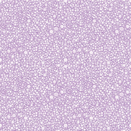 Benartex Cat Artistry Circle Pop  Light Purple 16739-06