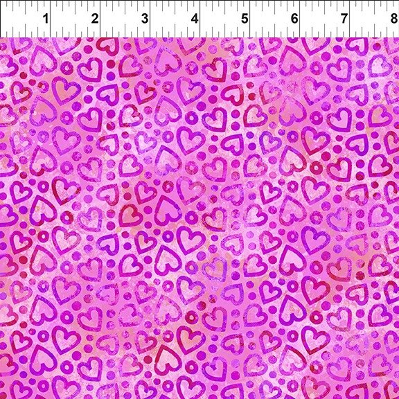 In The Beginning Urban Jungle II 17UJB-1 Hearts Pink