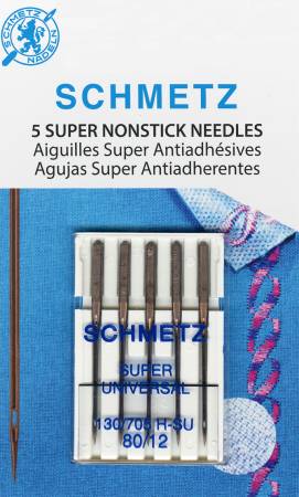 Schmetz Super Nonstick Needle Package of 5 80/12