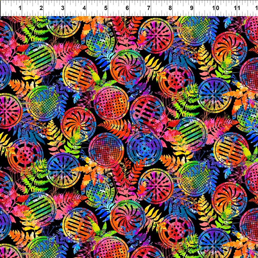 In The Beginning Urban Jungle II 6UJB-1 Manhole Covers Multi