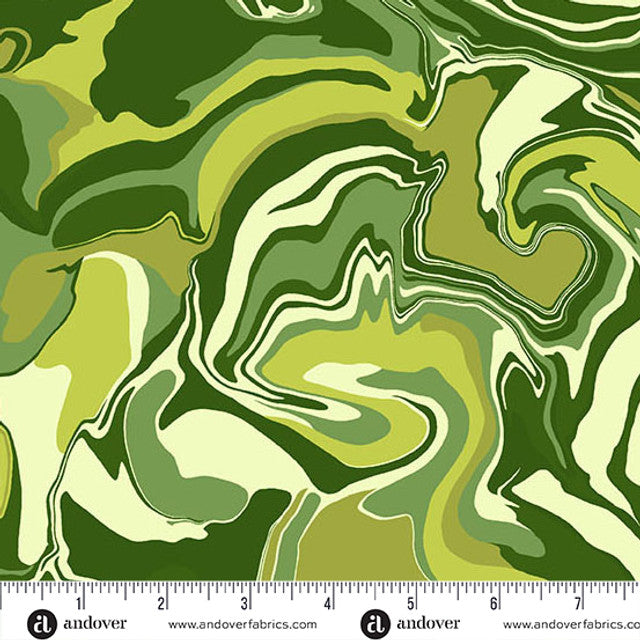 Andover Fabrics Nebula Hosta 1506 G