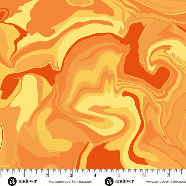 Andover Fabrics Nebula Marigold 1506 Y