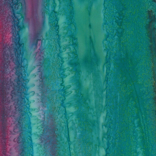 Benartex Bali Landscapes Rainbows Orange/Turquoise/Pink 9260-29