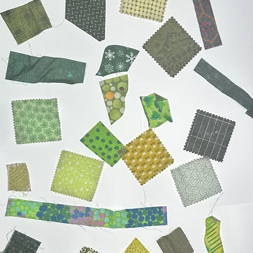 Samples of Green Single Shapes Mix