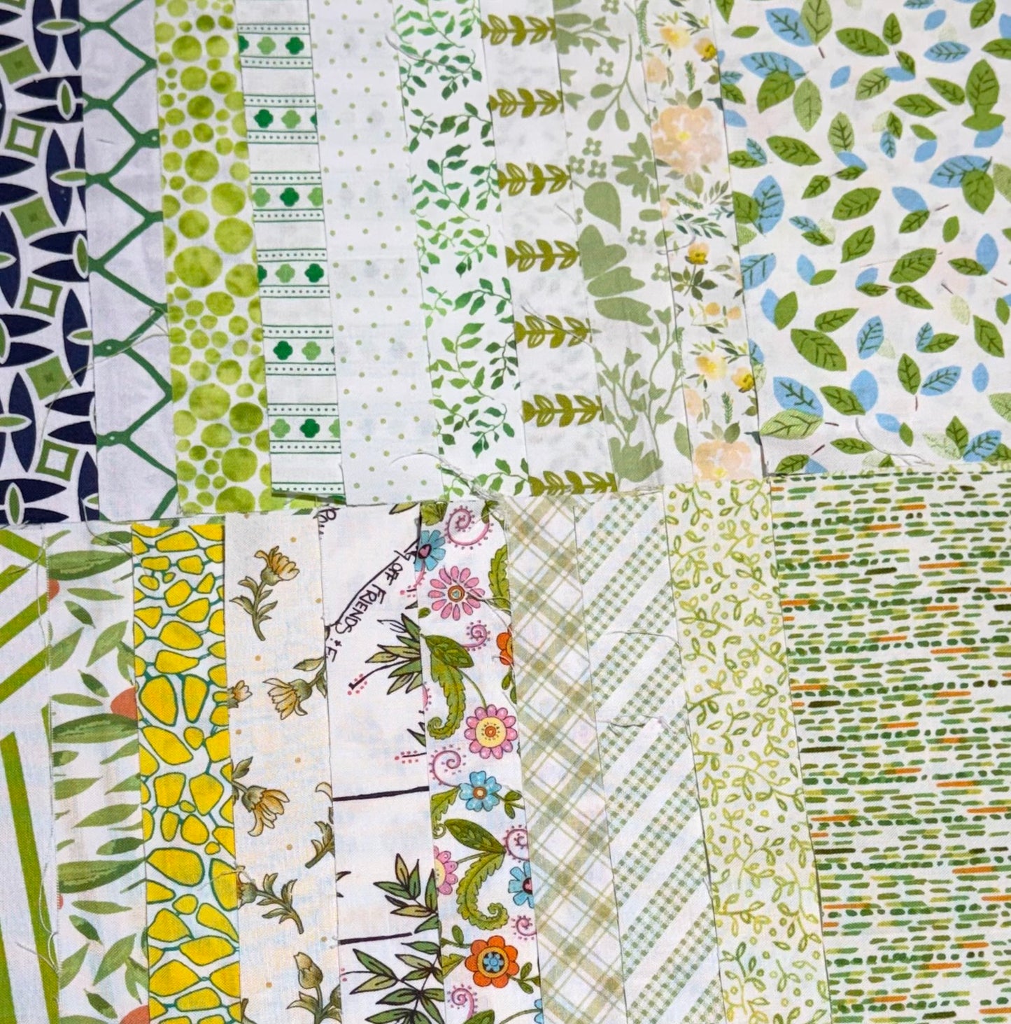 Builder White with Green