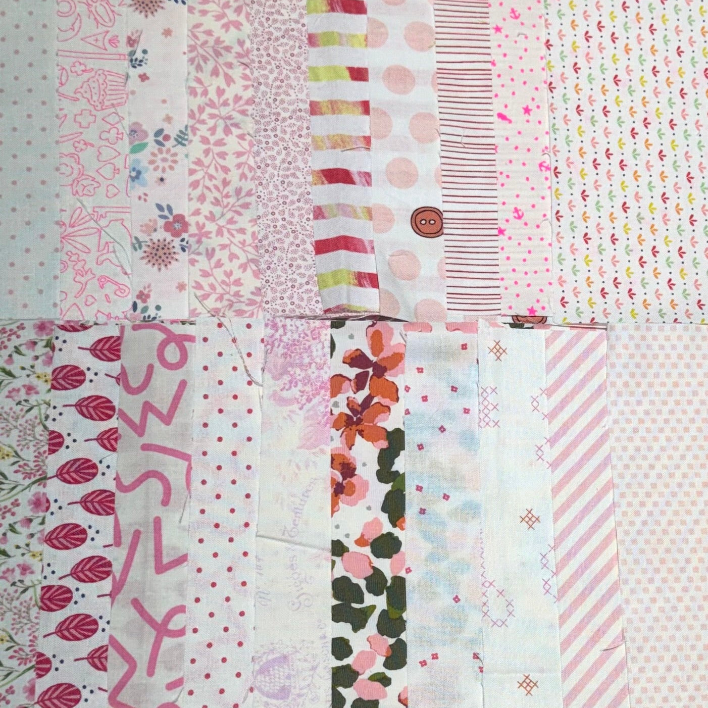 Builder White with Pink