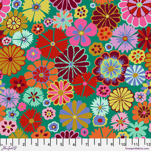 Free Spirit Fabrics Kaffe Fassett Folk Flower PWGP 204-Multi