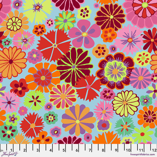 Free Spirit Fabrics Kaffe Fassett Folk Flower PWGP 204-Pink