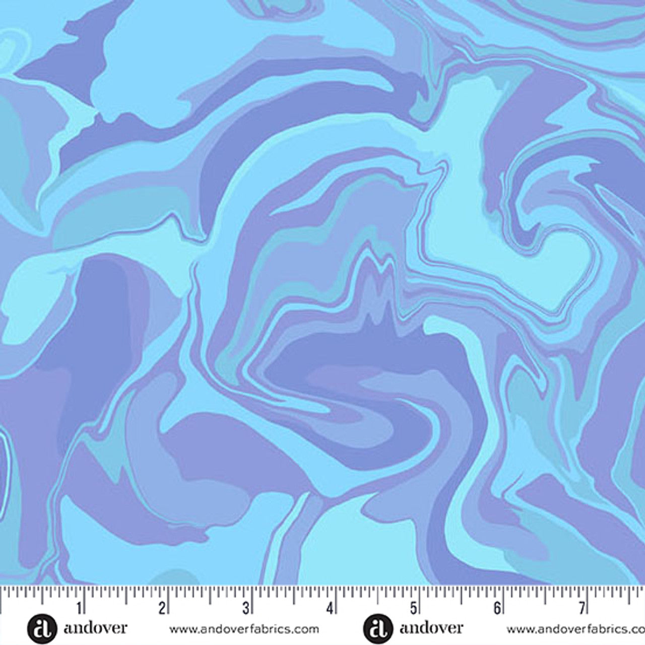 Andover Fabrics Nebula Melt Delphinium 1506 B