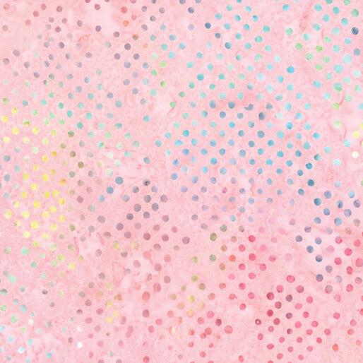Benartex Bali Dot Craze Coral 9280-24