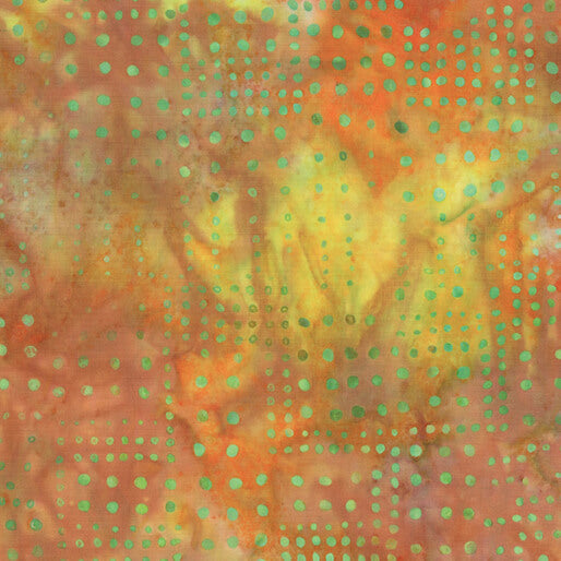 Benartex Bali Dot Craze Citrus/Orange 9281-36