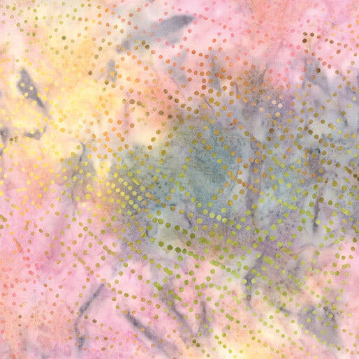 Benartex Bali Dot Craze Pink Dot Wave Multi 9282-22
