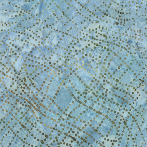 Benartex Bali Dot Craze Blue Dot Wave Multi 9282-50