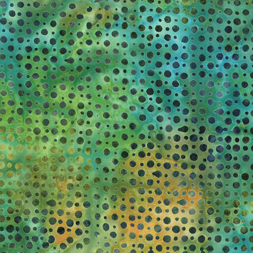 Benartex Bali Dot Craze Big Little Dot Lime Multi 9283-94