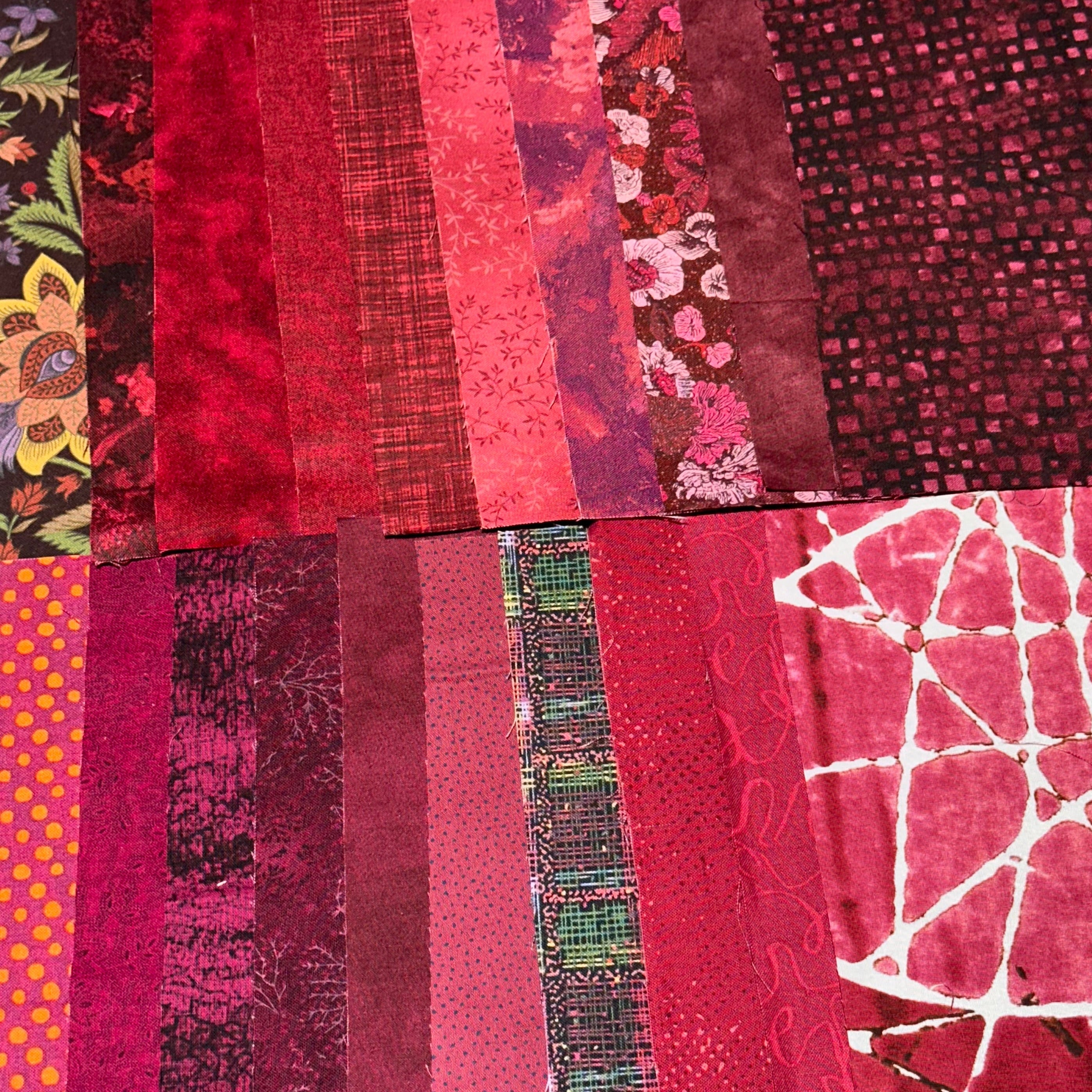 Mini Raspberry Fabric Builder Raspberry – CollageFabric.com