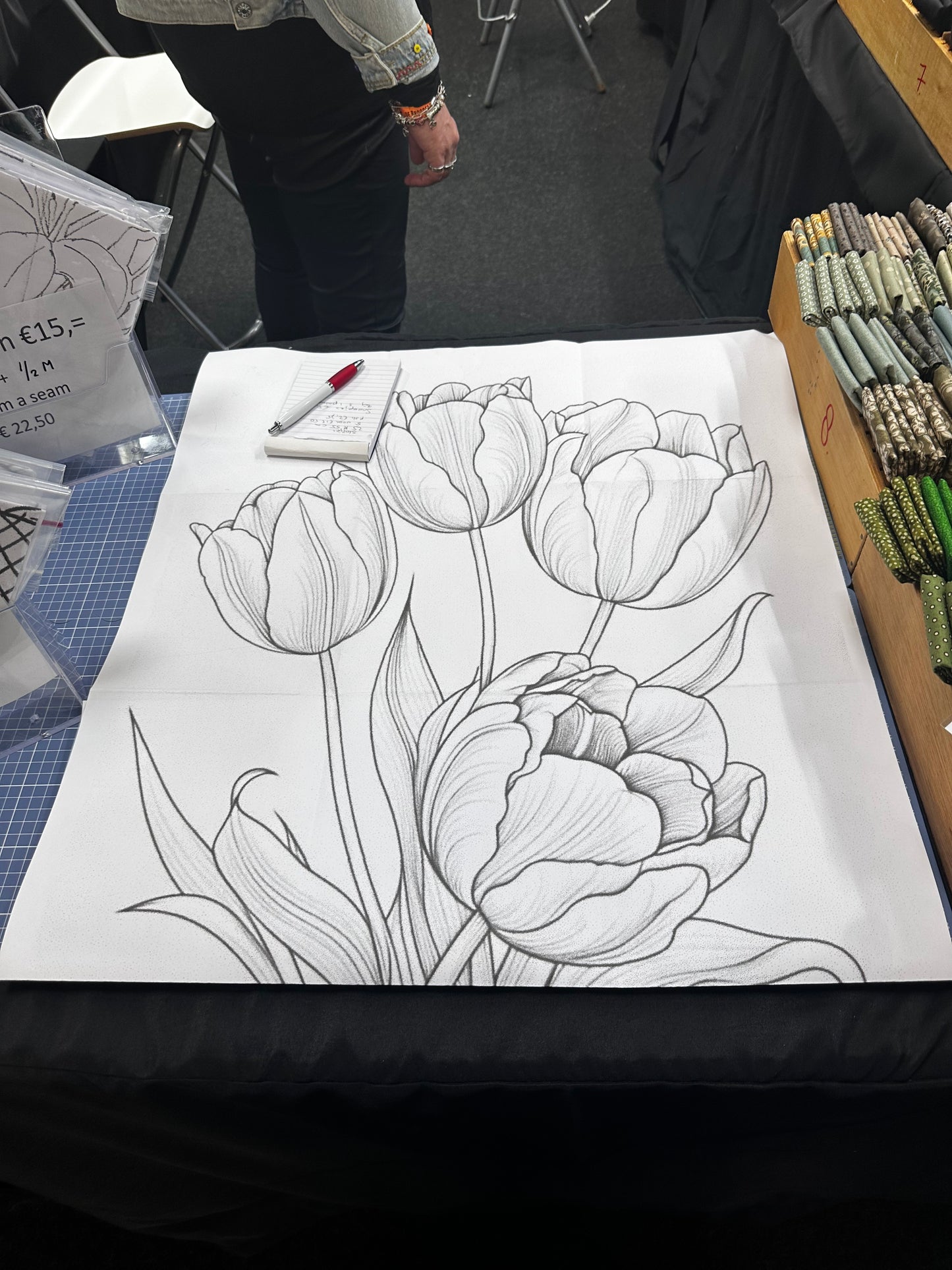 Tulip Pattern from the Dutch Quilt show