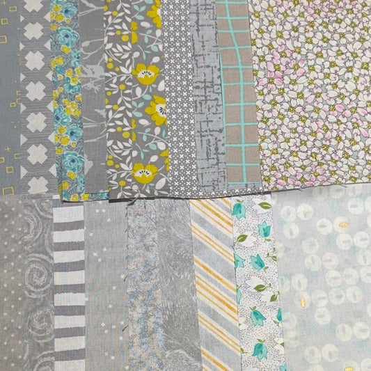 Builder Light Gray with Teal and Yellow