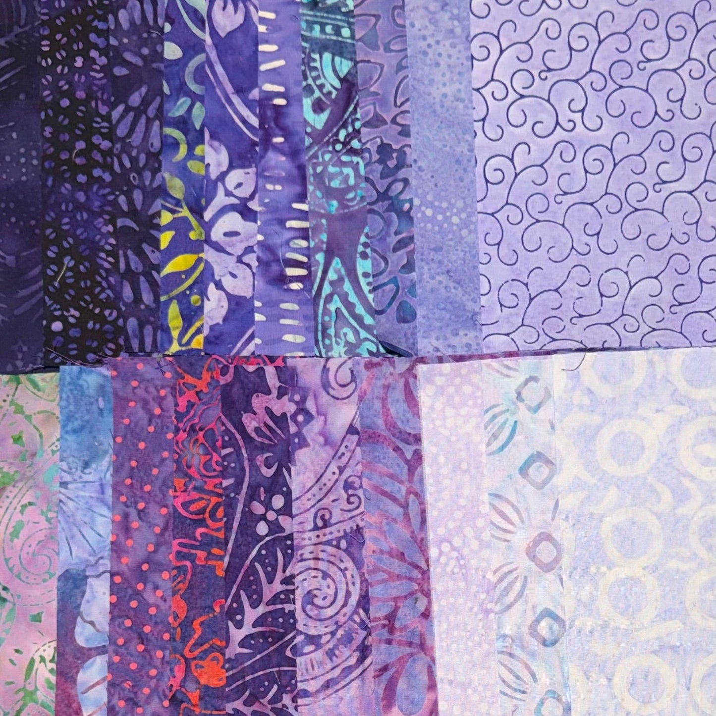 Builder Batik Purple Prints