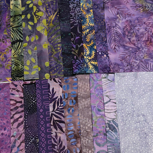 Builder Batik Prints Dusty Purples