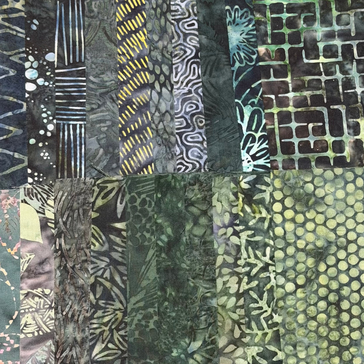 Builder Batik Prints Dark Green