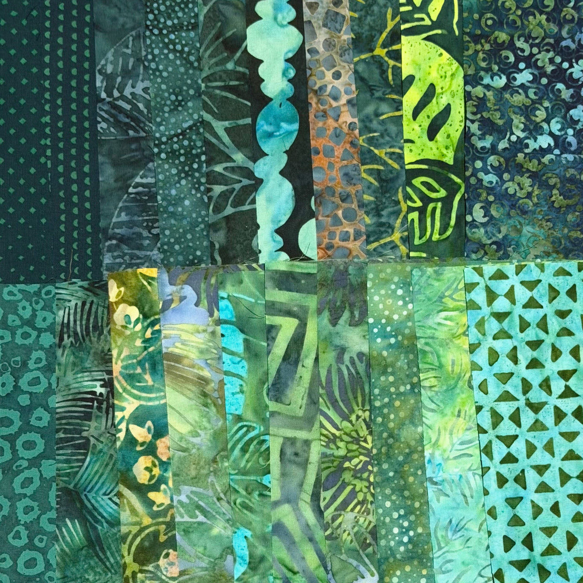Builder Batik Prints Webster Green